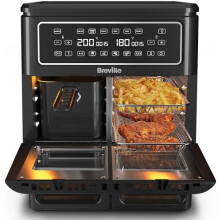 Breville Halo Flexi Air Fryer | Digital Dual Air Fryer Oven | 11L: Serves 10+ People | Fry, Bake, Grill, Roast & Reheat | 2400 W | Save ÃÂ65 a Year
