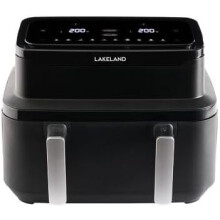 Lakeland Large Adjustable Drawer Air Fryer 9L Ãââ Dividing Wall For Ultimate Versatility 8 Settings