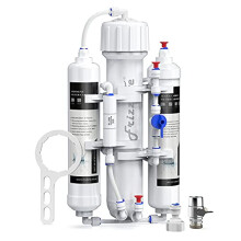 FRIZZLIFE Aquarium Reverse Osmosis System Compact RO Water Filter System, 3-Stage Tropical Fish, Discus, Marine, Compatible with 190L, 280L or 380L