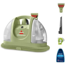 BISSELLÃÂ Little Green, Portable Carpet Cleaner, Spray, Scrub, & Vacuum, For Carpets, Stairs, Car Seats, Powerful Suction, Two-Tank Technology, Cord
