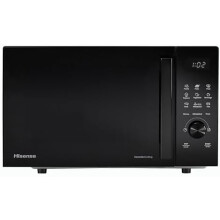 Hisense H23MOBSD1HUK 23 Litre 800W electronic Microwave with Auto Defrost, Digital Display, Smart Cook, Multi level cooking and Easy Clean- Black