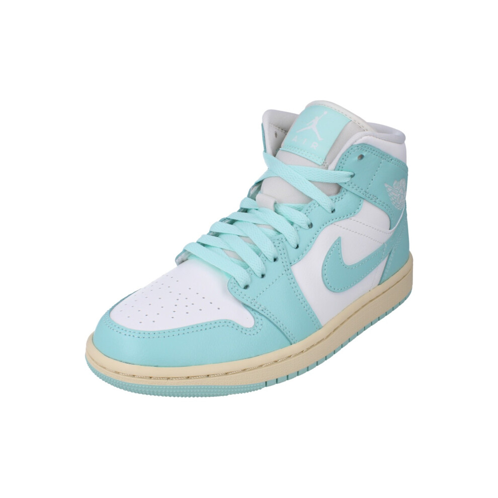 Nike (5.5) Womens Air Jordan 1 Mid Trainers Bq6472 Sneakers Shoes