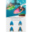 Blue EVA Back Float Kickboard Training Plate for Adult Children 4