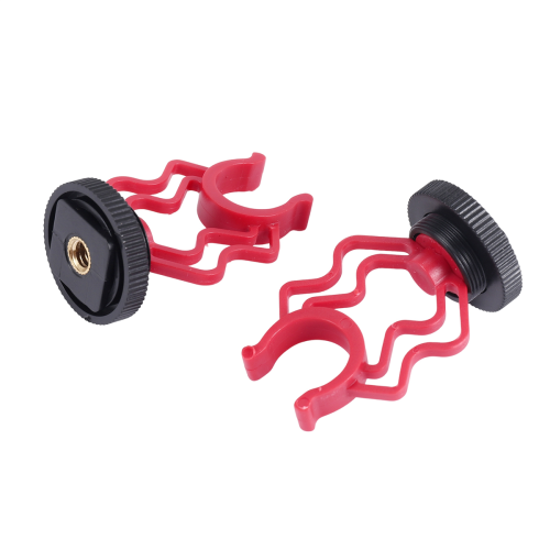 2PCS Universele Microfoon Golvende Schokdemper Adapter Plastic 2