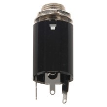 1 kpl Black Guitar Endpin Jack 6.35 -tulo kitaraekavalitsin ulostulolle