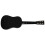 Guitarra de 6 cordas Basswood de 23 polegadas com 12 trastes para iniciantes (preta) 2