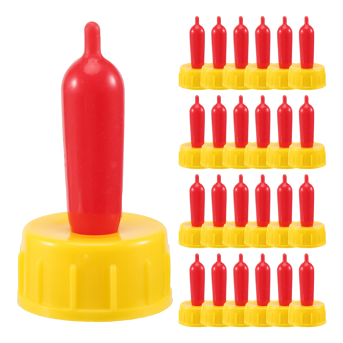 25PCS Pritchard Nipples para cordeiros e cabritos em amamentação