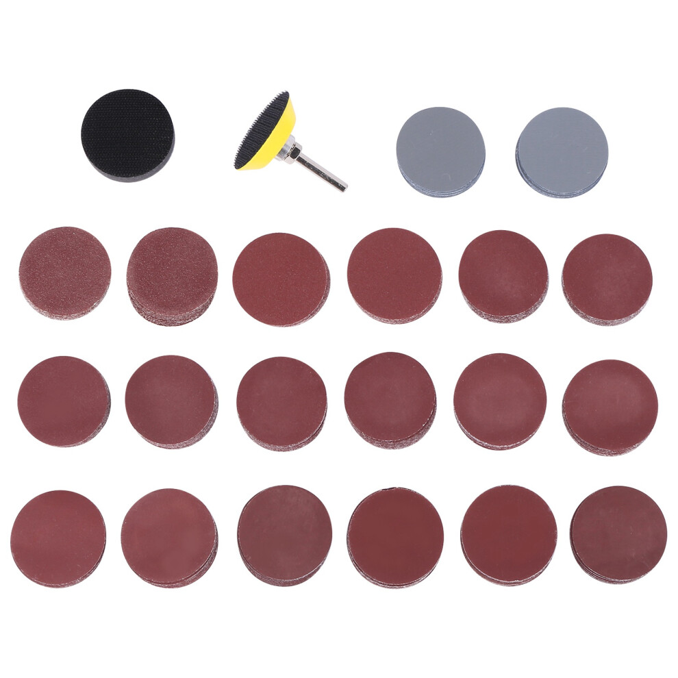 200 Pezzi 50 Mm 2 Pollici Disco Abrasivo Carta Grana 80-3000 Per Utensile Rotante