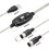 Adaptador de cabo USB MIDI, A macho para MIDI Din com LED para teclado 7