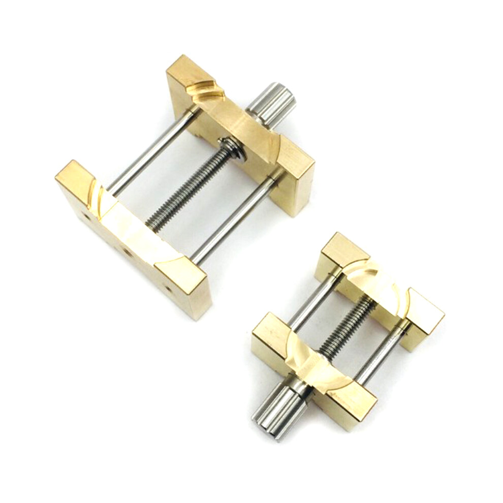 2 Pezzi Supporto Per Movimento Orologio In Ottone Base Fissa Multifunzione