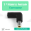 Conector macho a hembra DC 7909 para computadora portátil 5