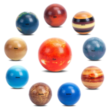Mini palline antistress del sistema solare, 10 pezzi di palline da schiacciare con pianeti, giocattoli spaziali
