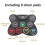 Electric Drum Set, 9 Pads Silicon Foldable Electronic Drum With Headphone Jack,build In Speaker 5