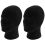 Zwarte schuim heren model mannequin dummy stand winkel display hoed 2