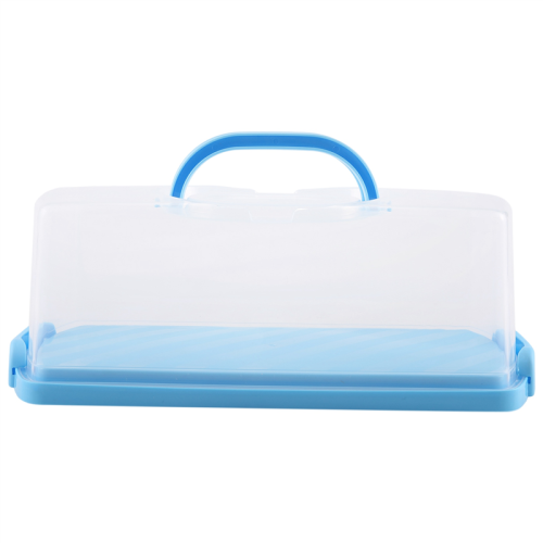 Draagbare broodtrommel met handvat brood cake container plastic 2