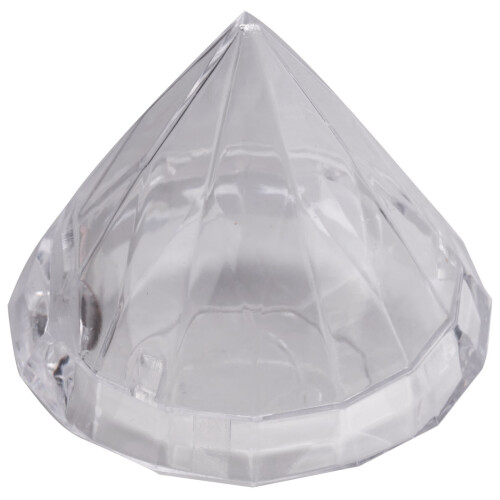 12PCS Transparent Diamond Shape Candy Box Wedding Favor Gift Boxes