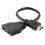 Cable adaptador divisor de uno en dos macho a doble hembra 1