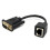 Adaptador VGA a RJ45 Cable de red a conector de cable de red VGA 3