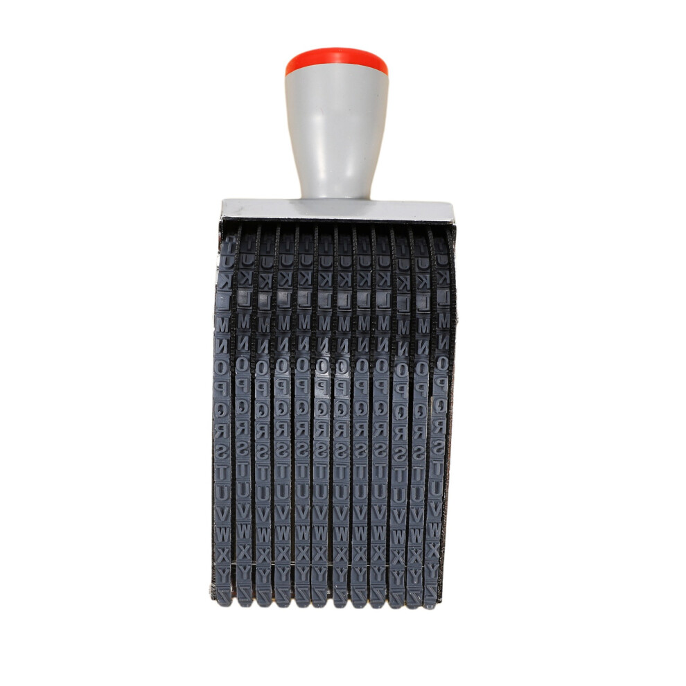 Sello De Goma Rodante Multiusos Con Alfabeto De 12 DíGitos En IngléS-image