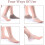 (5.5CM) Invisible Height Increase Insole Heel Lift 6