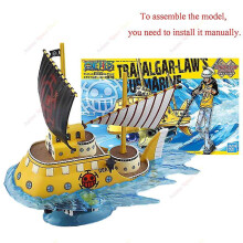 (Polar Tang10) 18cm Anime One Piece Figure Thousand Sunny Going Merry Boat Pirate Ship Fiugrine Toys Action Figures Shanks Assembly Model Toys C