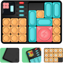 Super Slide Puzzle Games, Original 500+ Challenges Brain Teaser Puzzle, Electronic Puzzleï¼Toys for Kids Teens,Travel Games Birthday Gifts