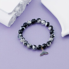 Orca Bracelet Orca Agate Crystal Bracelets orcas Women Healing Bracelet Stone Bracelet Killer Whale Ladies bracelet