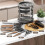 Rotary Holder, Thickened Storage Rack, Chopsticks Tube, Kitchen Drain Table Storage Rack 6