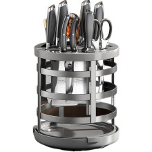 Rotary Holder, Thickened Storage Rack, Chopsticks Tube, Kitchen Drain Table Storage Rack