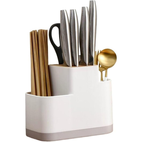 Holder Kitchen Storage Rack Spoon Fork Storage Rack Holder Storage Rack Can Drain Water