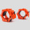 Phoenix Fitness 2" Orange Barbell Clamp 4