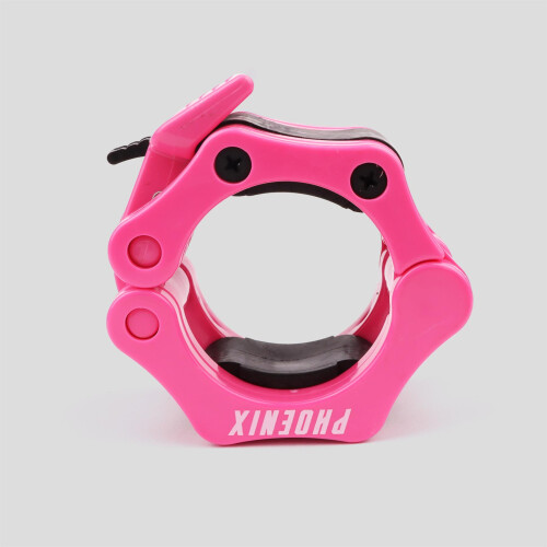 Phoenix Fitness 2" Pink Barbell Clamp 2