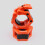 Phoenix Fitness 2" Orange Barbell Clamp 2