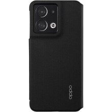 Folio - Oppo - Reno 8 - Flip Cover - Zwart - Optimale bescherming
