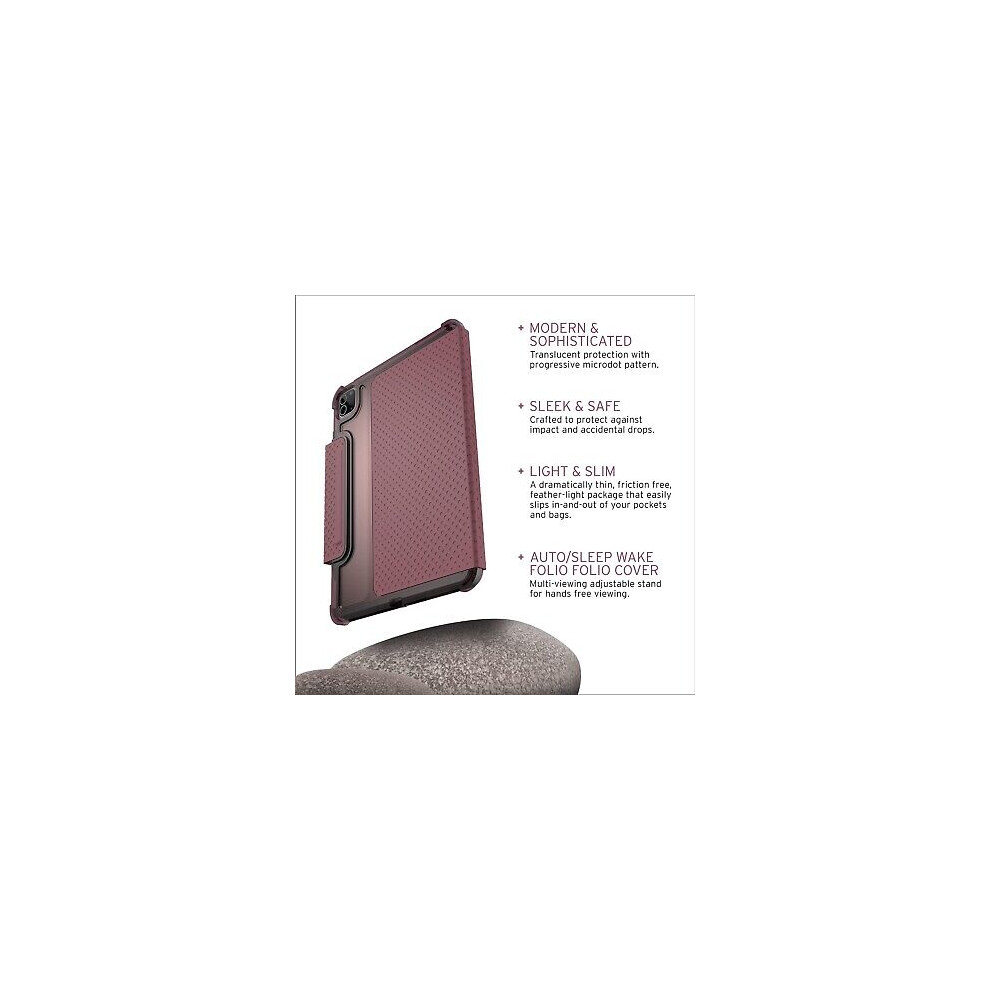 UAG Lucent Folio Case Cover AutoWake for Apple iPad Pro 11" iPad Air 10.9" Rose
