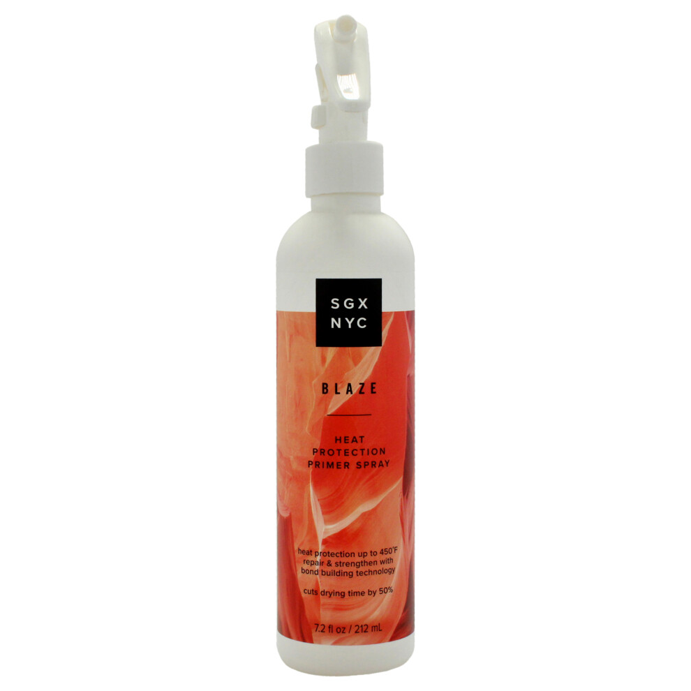 Photos - Hair Styling Product Blaze Heat Protection Primer Spray by SGX NYC for Women - 7.2 oz Treatment