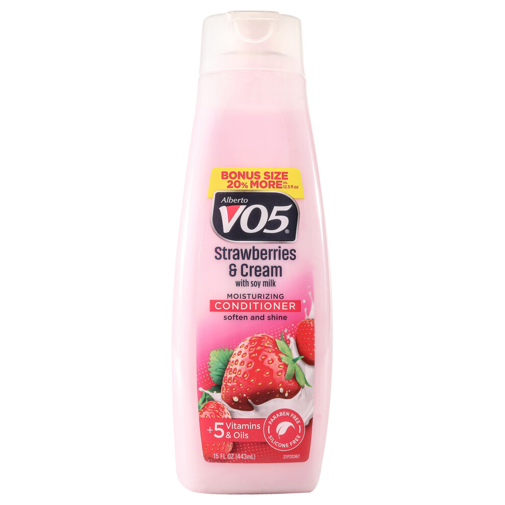 Moisturizing Strawberries Cream Conditioner By Alberto VO5 For Unisex - 15 Oz Conditioner