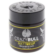 MattMeUp Medium Matte Paste von Crazy Bull Hair für Männer – 3,38 oz Paste
