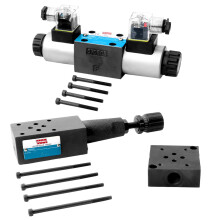 WINCHMAX CETOP3/NG6 24v Solenoid Valve, Manifold and Regulator
