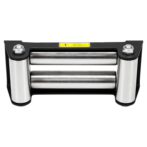 WINCHMAX WINCHMAX Roller Fairlead, Large, Military Grade, Matt Black. Stainless Steel Rollers. 2