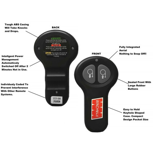 WINCHMAX WINCHMAX Wireless Winch Remote Control Twin Handset 24v 2