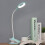 (Blue) Led Clip-on Reading Lamp Dimmable Eye Protection Table Lamp 2