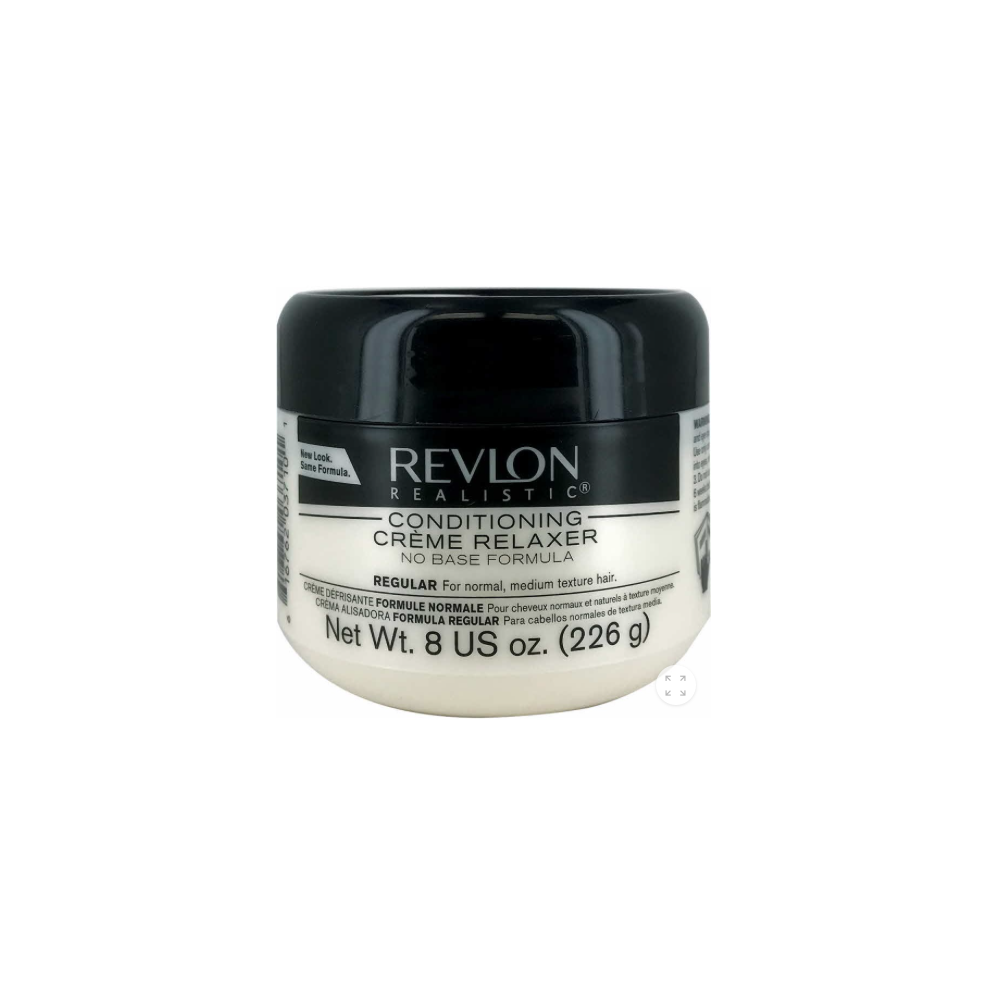 Revlon Realistic Conditioning Creme Relaxer No Base Regular 8 Oz