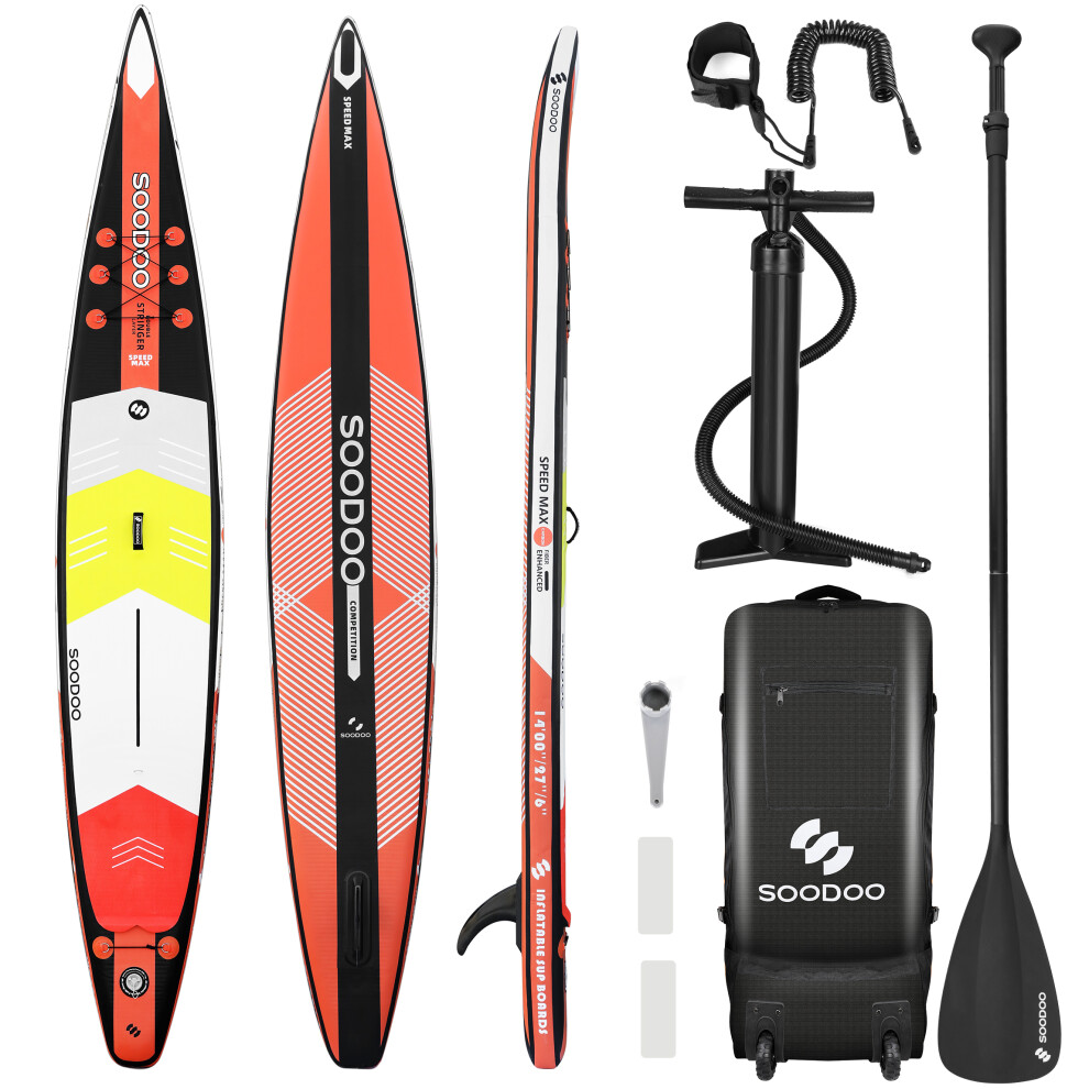 14ft Inflatable Stand Up Racing Paddle SUP Board