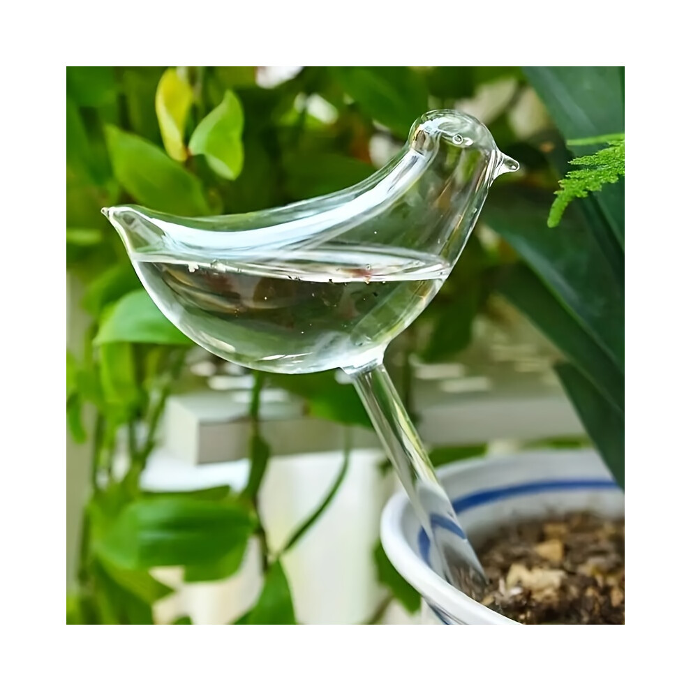 Srj Star (5 Pcs) 5-Pack Bird-Shaped Self-Watering Globes, Automatic Plant Watering Devices, Plastic Water Seepage Drip Irrigation Tools For Indoor & Outdoor Ga