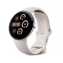 Google Pixel Watch 3 45mm Bluetooth / WiFi Ασημί και πορσελάνη