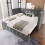 (Grey) 3FT Single Daybed Single Upholstered Bed Sofa Bed 1