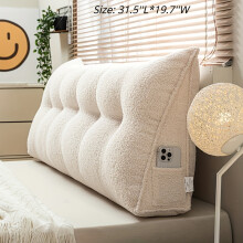 (Teddy Velvet-Lotus Beige) Gray Plush Throw Pillow, Removable Cover, Non-Slip, Machine Washable, Polyester Filling