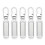 (Silver, Strip type) 5pcs Zipper Pull Replacement Metal Zipper Mend Fixer Zipper Tab Rep () #calu 1