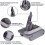 Dewalt 20v Lithium Battery Adapter Converter To Dyson V7 Series Vacuum Cleaner Animal Absolute Fluffy Hepa Cordless Stick 5